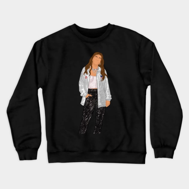 Hayley Kiyoko Crewneck Sweatshirt by icantdrawfaces